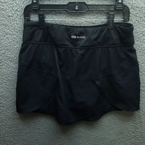 Sugoi M Fusion 13.5" H Black A-Line Activewear Skort 31" 5.25" 7.5" - Picture 4 of 10